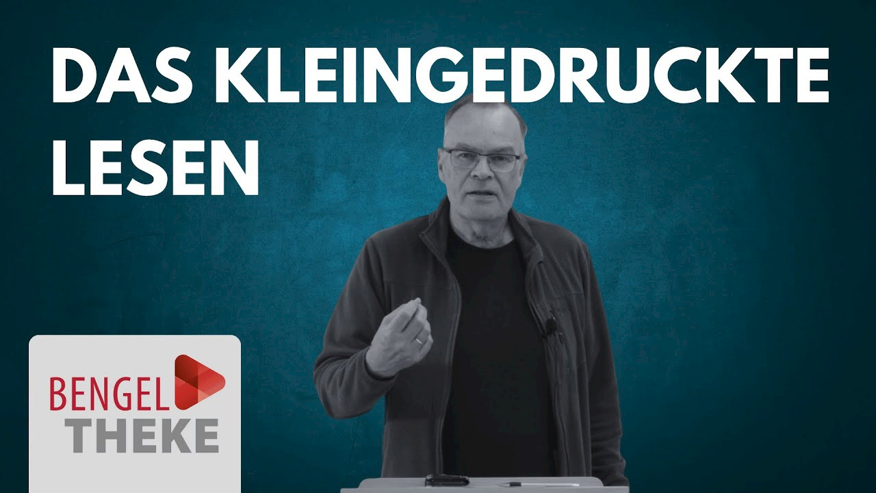 Das Kleingedruckte lesen